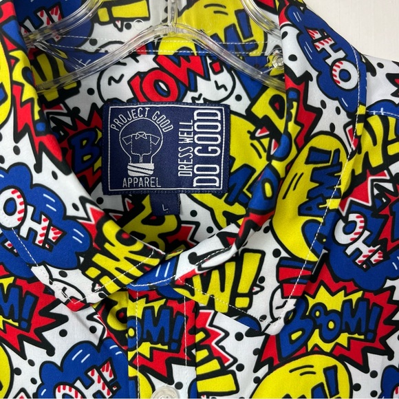 Project Good Apparel men’s printed shirt size L - Picture 7 of 11